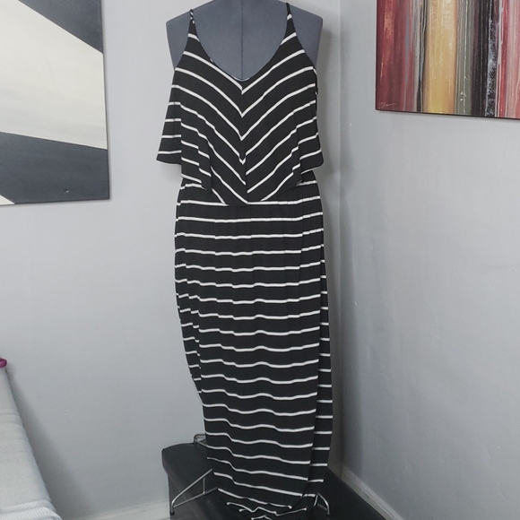 RD Style Dresses & Skirts - Striped RD Maxi Dress - XL